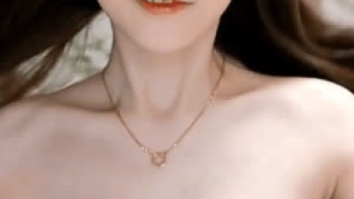 썸녀  BJ 짜미 머리 넘겨주는 블랙 오프솔더 코르셋 가슴골