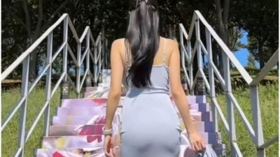 시선이가는 여친 데이트 뒤모습