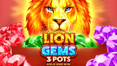 Lion Gems 3 Pots: Hold and Win